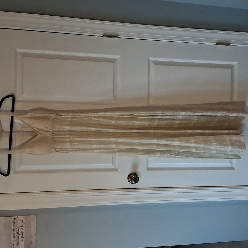 XOXO Champagne sequin dress size small
